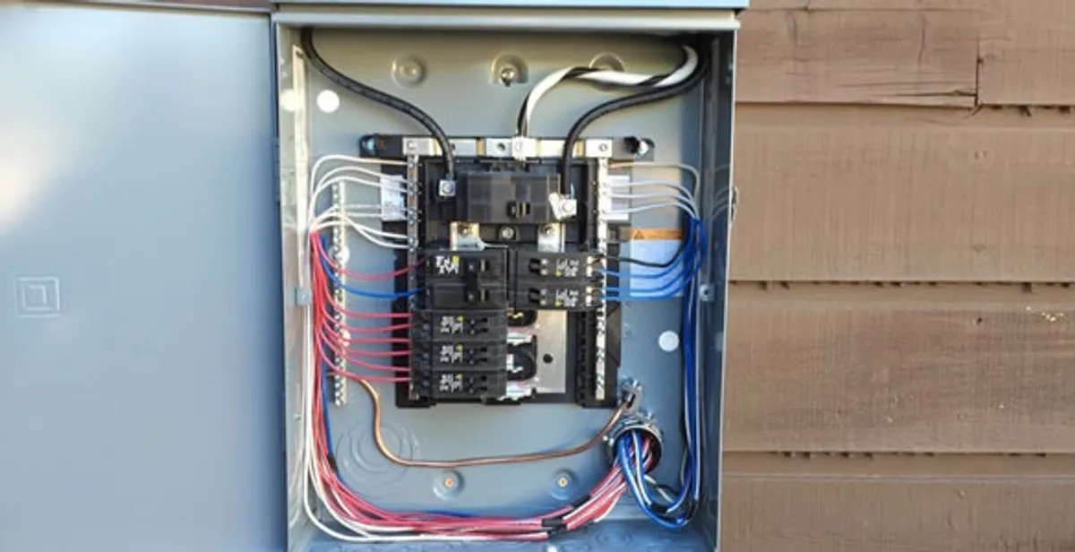 electrical panel upgrade service featuring newly installed electrical panel wired by licensed electricians in Tacoma, WA