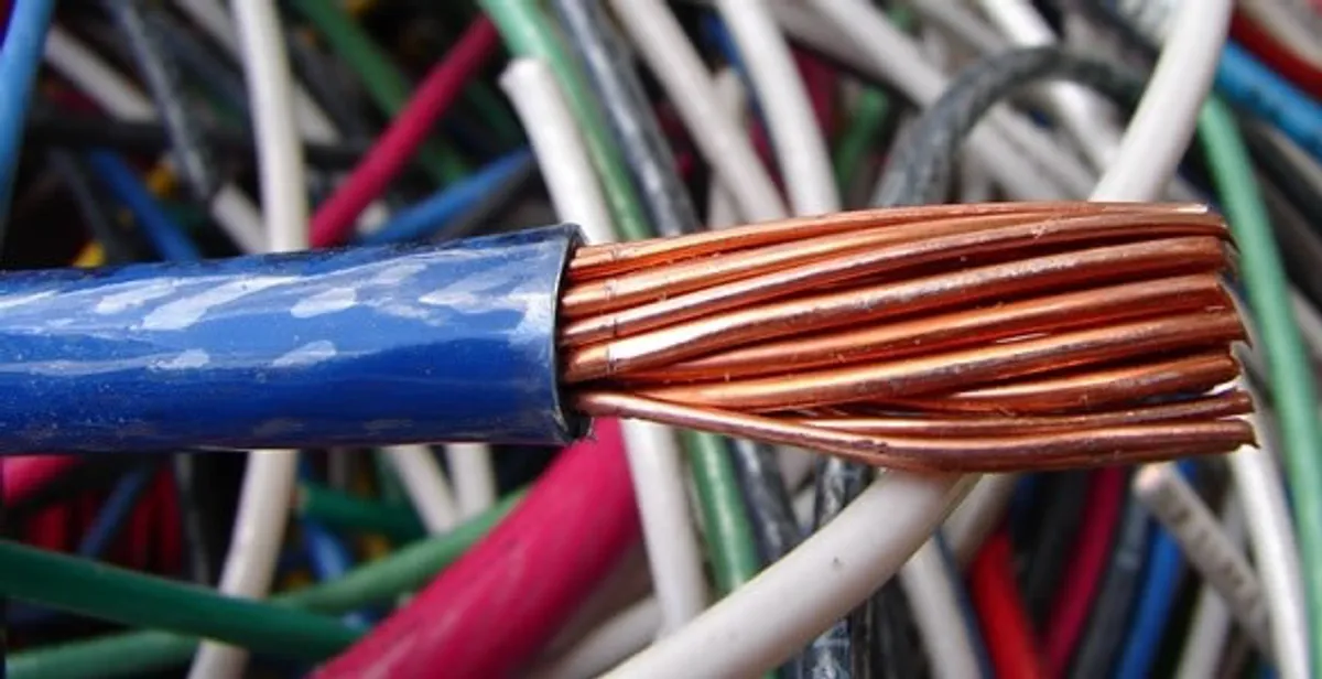 electrical wiring services showing exposed copper conductors and cable preparation in Tacoma, WA