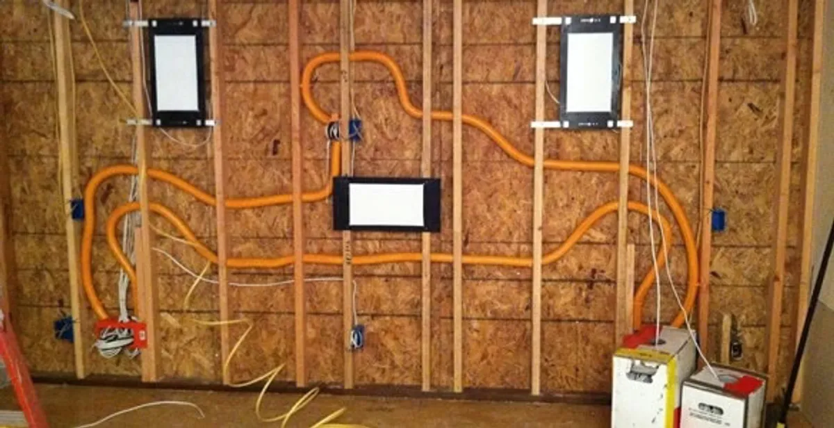 new construction wiring project displaying complete electrical system layout installed by professionals in Tacoma, WA
