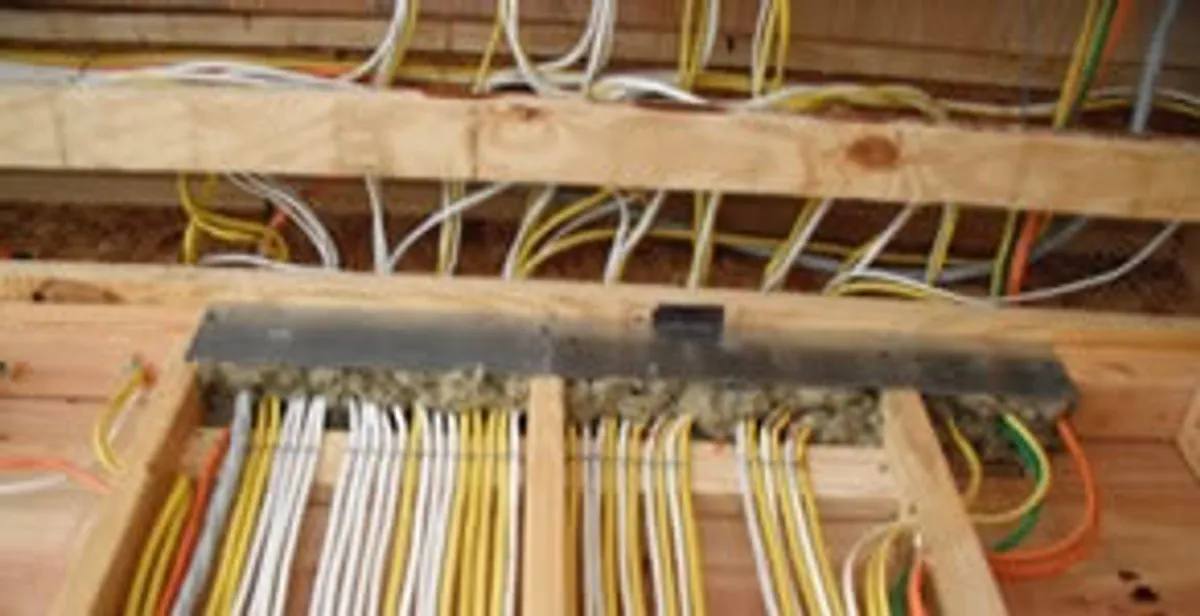 new construction wiring services with organized electrical rough-in performed by licensed electricians in Tacoma, WA