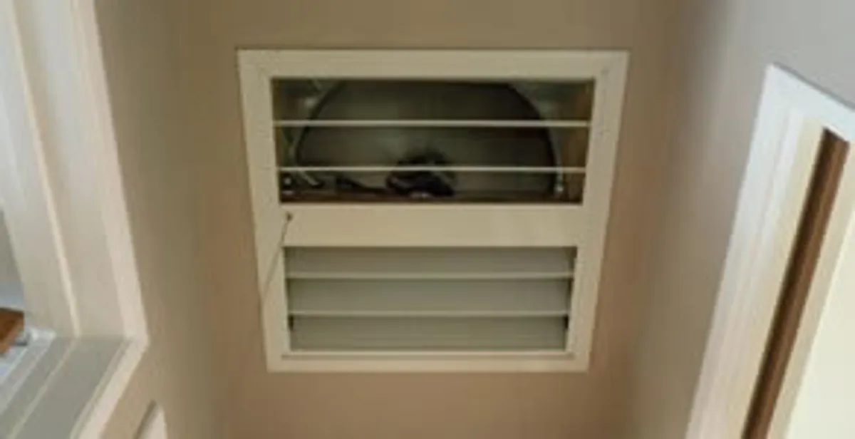 whole house fan installation services with ceiling-mounted ventilation system in Tacoma, WA